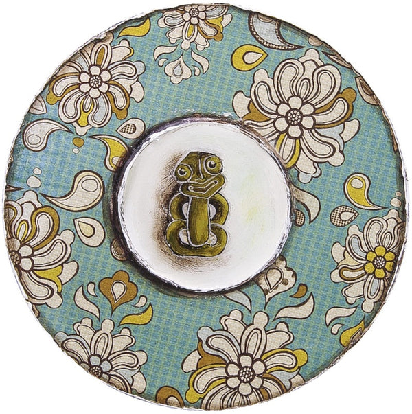 Tiki Olive Wallpaper